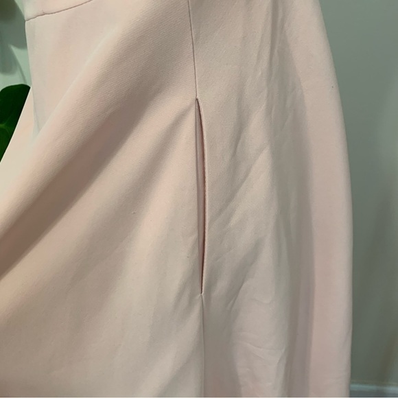 Gal Meets Glam Yvonne Dream Crepe One-Shoulder Dress in Rose Quarts sz 6 - Picture 3 of 6